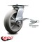 Service Caster 8 Inch Thermoplastic Rubber Caster with Roller Bearing and Brake/Swivel Lock SCC SCC-35S820-TPRRD-SLB-BSL - alternate 5